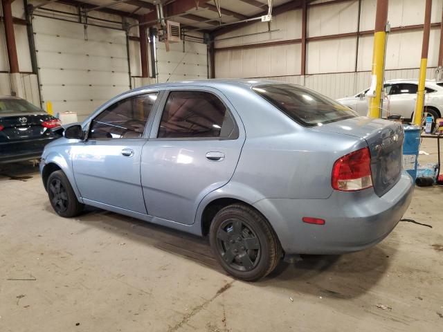 KL1TD56616B600668 - 2006 CHEVROLET AVEO BASE Mavi foto 2