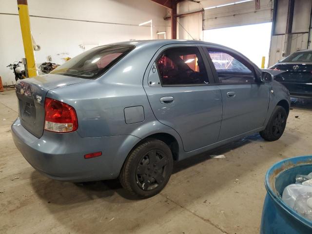 KL1TD56616B600668 - 2006 CHEVROLET AVEO BASE Mavi foto 3