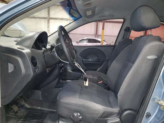 KL1TD56616B600668 - 2006 CHEVROLET AVEO BASE Mavi foto 7