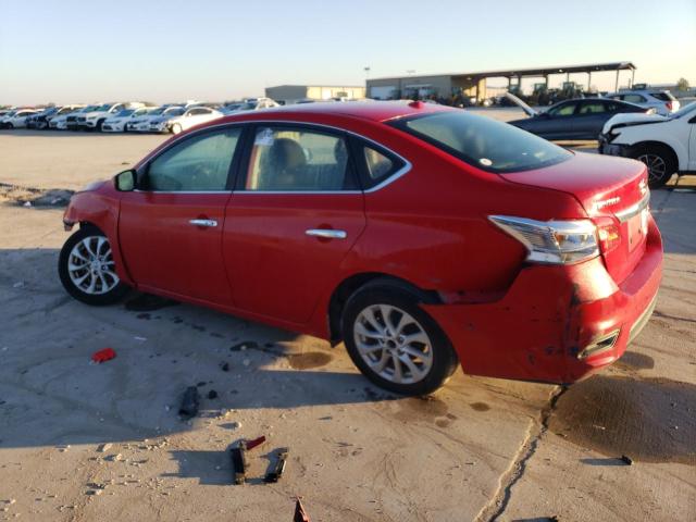 3N1AB7AP8JL640855 - 2018 NISSAN SENTRA S RED photo 2