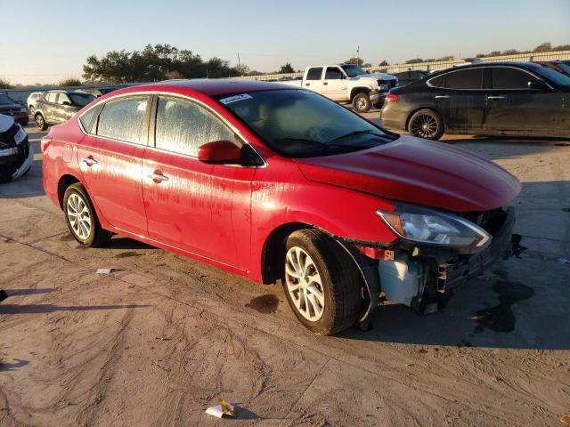 3N1AB7AP8JL640855 - 2018 NISSAN SENTRA S RED photo 4