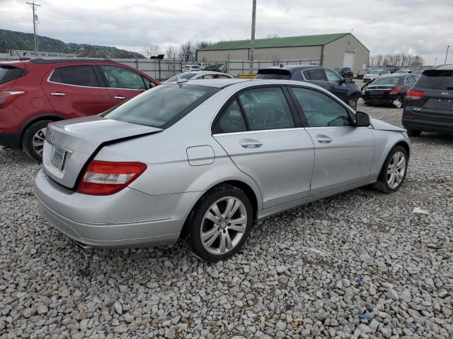 WDDGF54X48F017495 - 2008 MERCEDES-BENZ C 300 SILVER photo 3