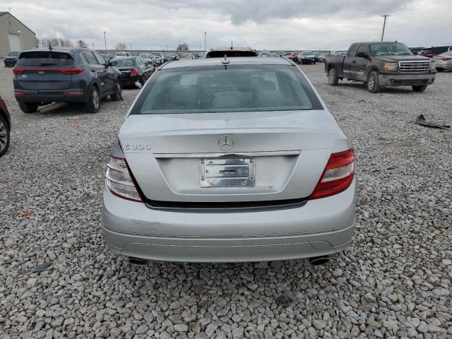 WDDGF54X48F017495 - 2008 MERCEDES-BENZ C 300 SILVER photo 6