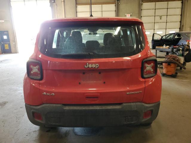 ZACNJBAB2LPL25369 - 2020 JEEP RENEGADE SPORT RED photo 6