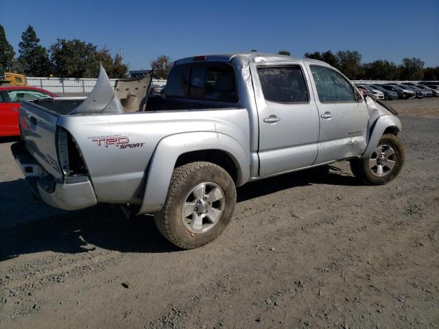 5TEJU62N18Z522605 - 2008 TOYOTA TACOMA DOUBLE CAB PRERUNNER SILVER photo 3