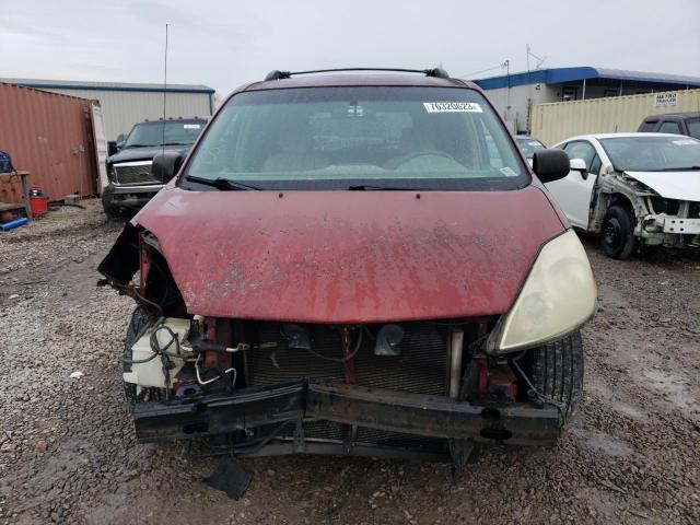 5TDZA23C46S541760 - 2006 TOYOTA SIENNA CE BURGUNDY photo 5