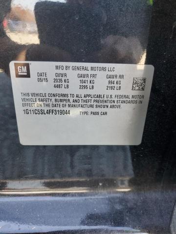 1G11C5SL4FF319044 - 2015 CHEVROLET MALIBU 1LT Қара фото 13