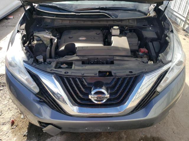 5N1AZ2MHXHN187098 - 2017 NISSAN MURANO S GRAY photo 12