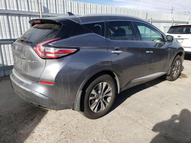 5N1AZ2MHXHN187098 - 2017 NISSAN MURANO S GRAY photo 3