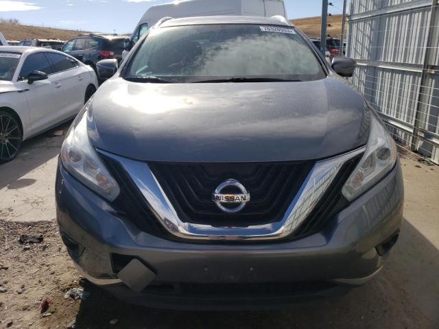 5N1AZ2MHXHN187098 - 2017 NISSAN MURANO S GRAY photo 5