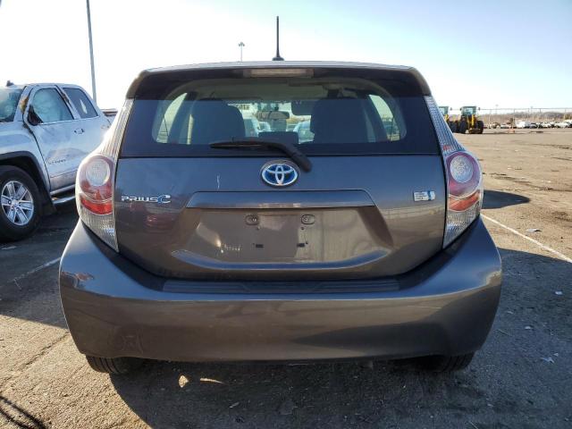 JTDKDTB32E1069523 - 2014 TOYOTA PRIUS C CHARCOAL photo 6