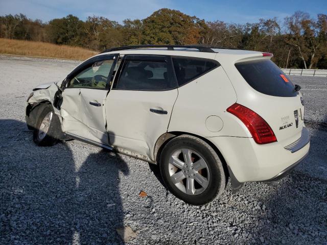 JN8AZ08T87W518278 - 2007 NISSAN MURANO SL WHITE photo 2