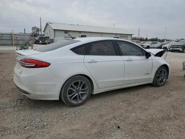 3FA6P0LU9HR182108 - 2017 FORD FUSION SE HYBRID WHITE photo 3