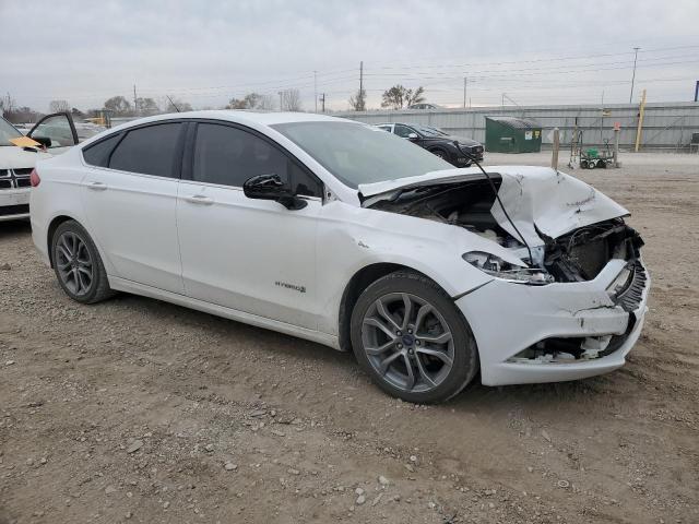 3FA6P0LU9HR182108 - 2017 FORD FUSION SE HYBRID WHITE photo 4