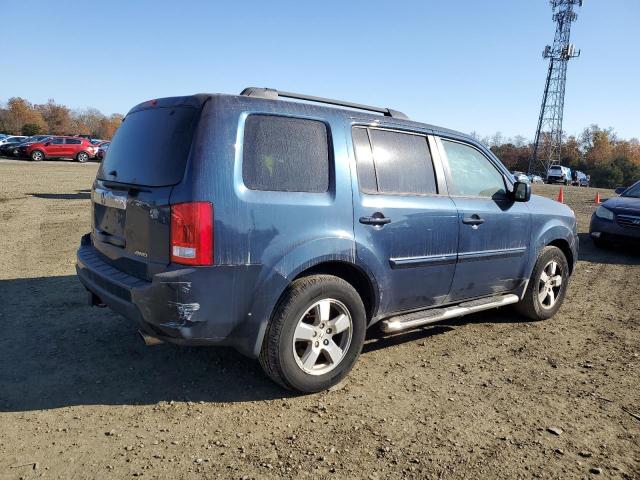 5FNYF4H43AB018172 - 2010 HONDA PILOT EX BLUE photo 3