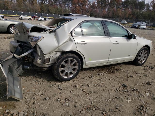 3LNHM28T77R630265 - 2007 LINCOLN MKZ CREAM photo 3