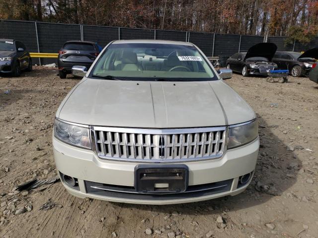 3LNHM28T77R630265 - 2007 LINCOLN MKZ CREAM photo 5