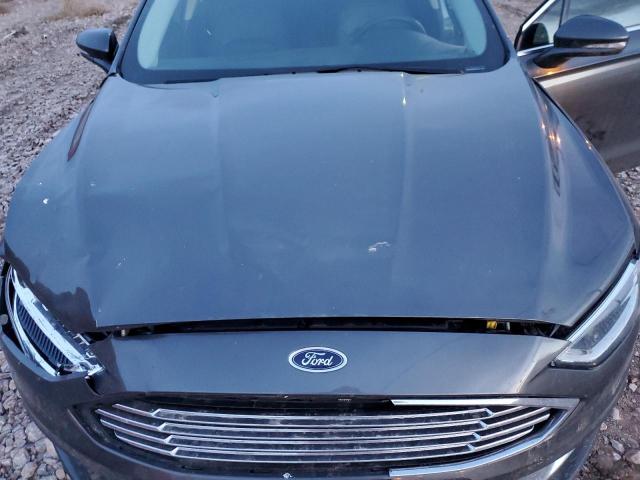 3FA6P0T92HR264483 - 2017 FORD FUSION SE GRAY photo 11