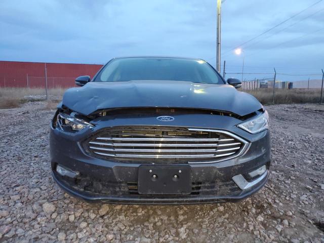 3FA6P0T92HR264483 - 2017 FORD FUSION SE GRAY photo 5