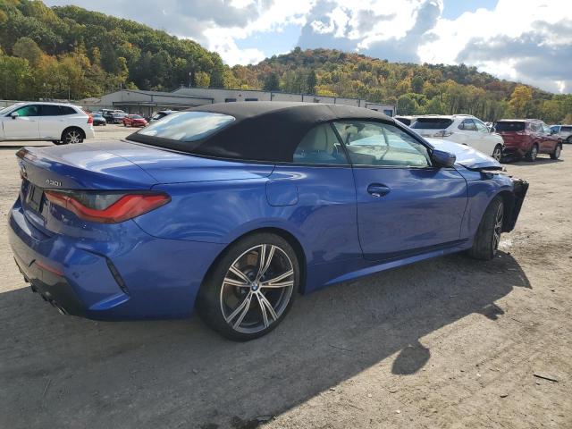 WBA43AT00NCH62969 - 2022 BMW 430XI BLUE photo 3