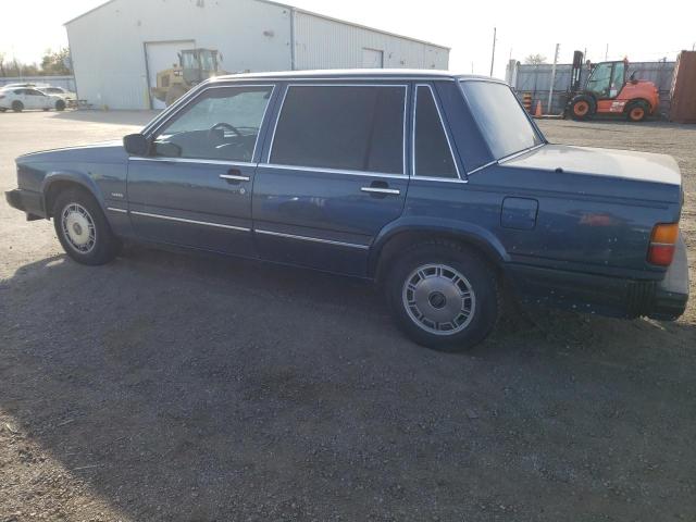 YV1FX8843J3243890 - 1988 VOLVO 740 GLE BLUE photo 2