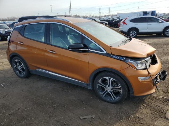 1G1FX6S08H4127906 - 2017 CHEVROLET BOLT EV PREMIER ORANGE photo 4