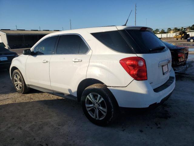 2CNFLCEWXA6265433 - 2010 CHEVROLET EQUINOX LS WHITE photo 2