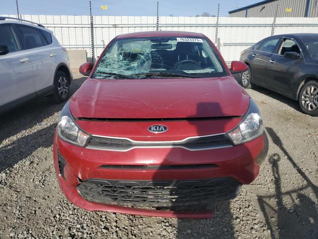 3KPA24AD3ME395151 - 2021 KIA RIO LX RED photo 5