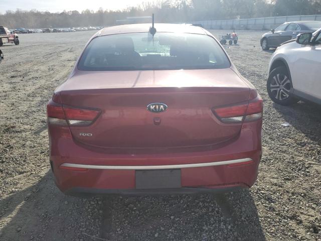 3KPA24AD3ME395151 - 2021 KIA RIO LX RED photo 6