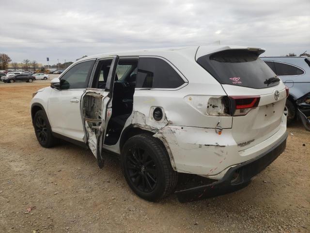 5TDKZRFH7KS569640 - 2019 TOYOTA HIGHLANDER SE WHITE photo 2