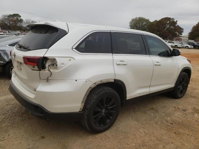 5TDKZRFH7KS569640 - 2019 TOYOTA HIGHLANDER SE WHITE photo 3