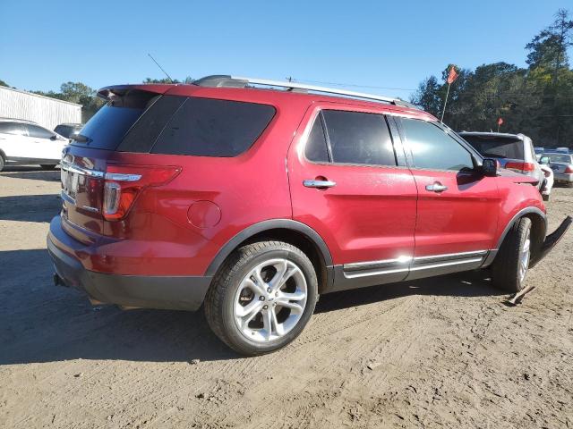 1FM5K7F88FGA89205 - 2015 FORD EXPLORER LIMITED RED photo 3