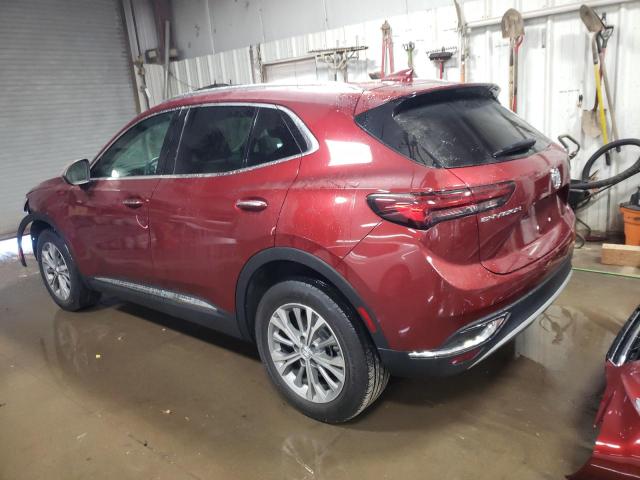 LRBAZLR46PD030445 - 2023 BUICK ENVISION PREFERRED ბურგუნდია ფოტო 2