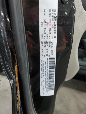 2C4RC1BG1FR539630 - 2015 CHRYSLER TOWN & COU TOURING შავი ფოტო 13