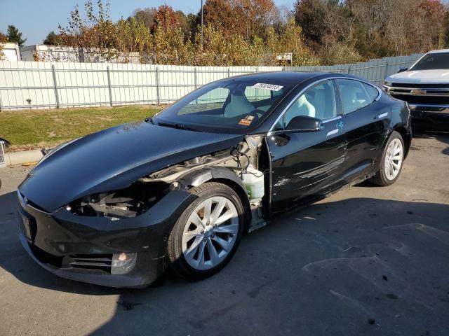 5YJSA1E20HF233198 - 2017 TESLA MODEL S შავი ფოტო 1