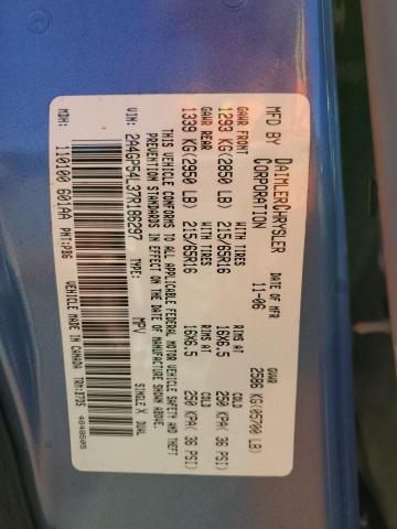 2A4GP54L37R186297 - 2007 CHRYSLER TOWN & COU TOURING 蓝色 照片 13