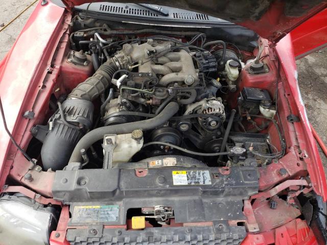 1FAFP40674F197324 - 2004 FORD MUSTANG RED photo 11