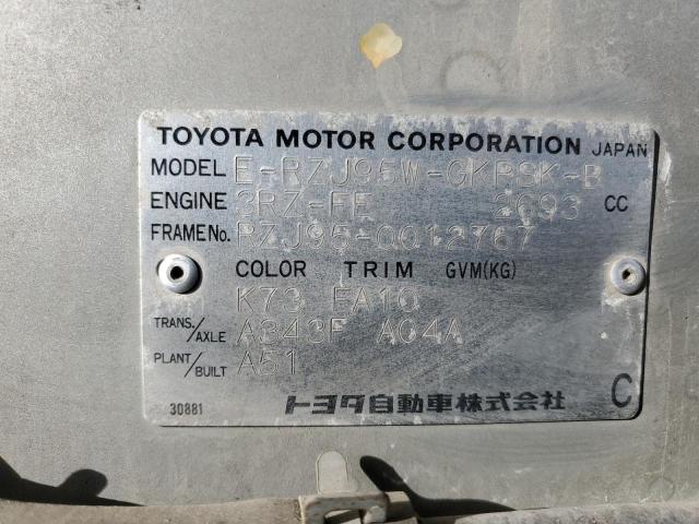 RZJ950012767 - 1998 TOYOTA LANDCRUISR BLACK photo 13