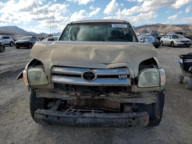 5TBBT44175S460733 - 2005 TOYOTA TUNDRA ACCESS CAB SR5 TAN photo 5