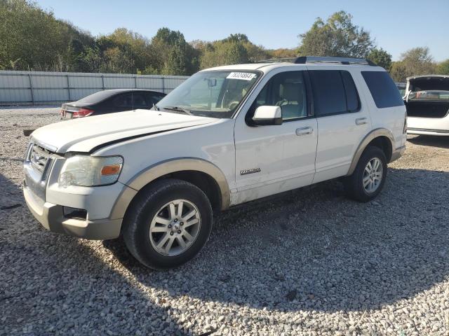 1FMEU64E47UB41428 - 2007 FORD EXPLORER EDDIE BAUER WHITE photo 1