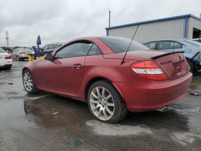 WDBWK56F65F047968 - 2005 MERCEDES-BENZ SLK 350 RED photo 2