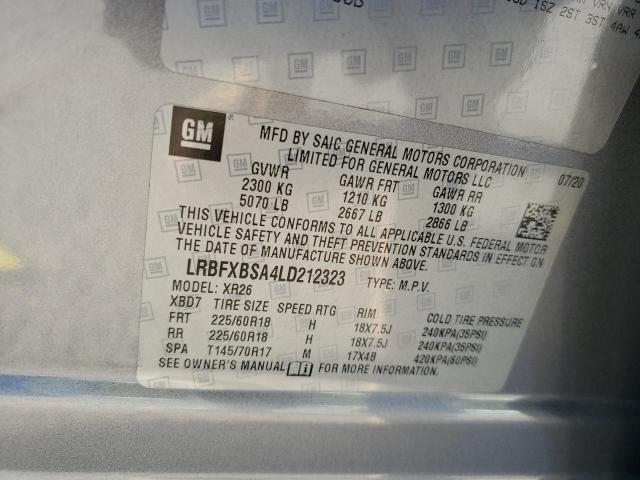 LRBFXBSA4LD212323 - 2020 BUICK ENVISION PREFERRED 灰色 照片 13