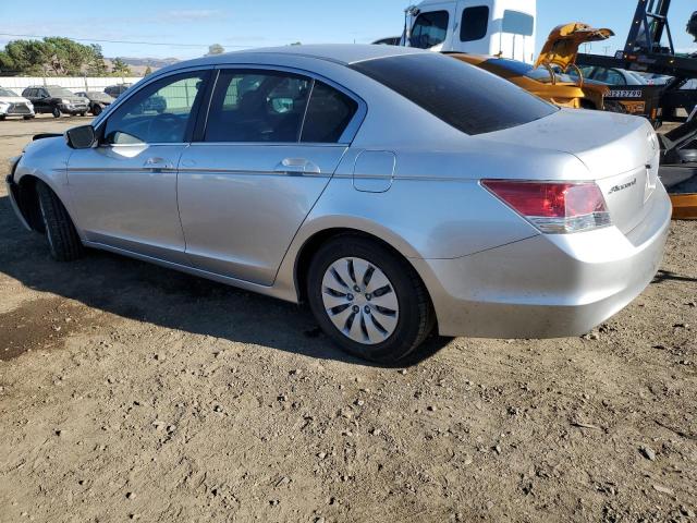 JHMCP26329C014322 - 2009 HONDA ACCORD LX SILVER photo 2