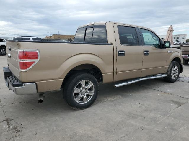 1FTFW1CF9EKD09587 - 2014 FORD F150 SUPERCREW BEIGE photo 3