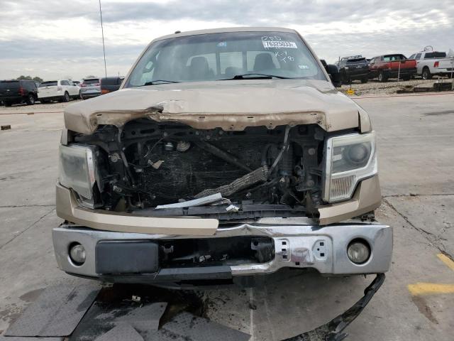 1FTFW1CF9EKD09587 - 2014 FORD F150 SUPERCREW BEIGE photo 5