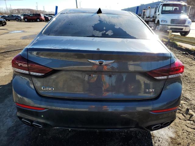 KMHGN4JBXJU245532 - 2018 GENESIS G80 SPORT GRAY photo 6