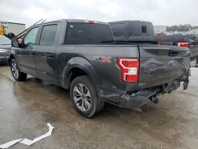 1FTEW1CP9KKD24333 - 2019 FORD F150 SUPERCREW GRAY photo 2