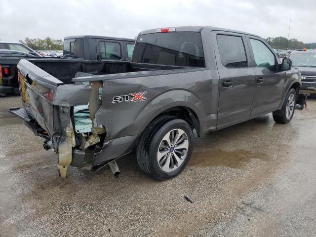 1FTEW1CP9KKD24333 - 2019 FORD F150 SUPERCREW GRAY photo 3