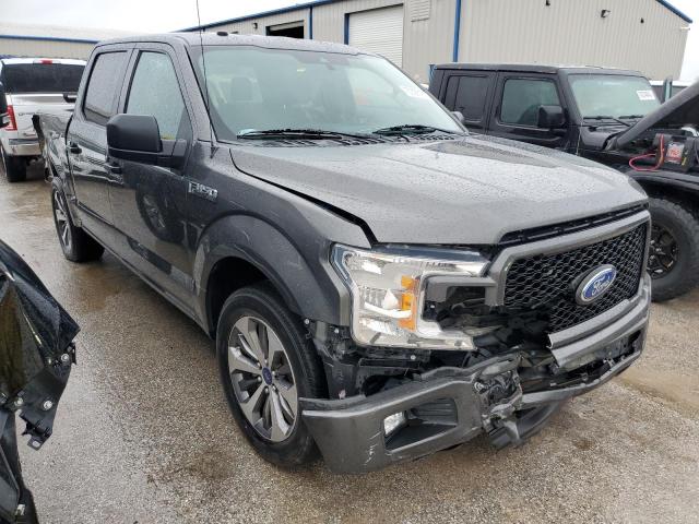 1FTEW1CP9KKD24333 - 2019 FORD F150 SUPERCREW GRAY photo 4