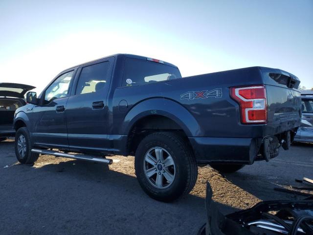 1FTEW1EP4KFA54787 - 2019 FORD F150 SUPERCREW BLUE photo 2